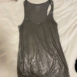 Holiday Shimmer Boyfriend Tank/ size M